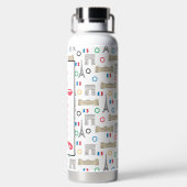 2024 Parijs Frankrijk Games Zomer aangepaste water Waterfles (Achterkant)