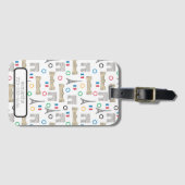 2024 Parijs Frankrijk Spelen Zomer Gepersonaliseer Bagagelabel (Voorkant (horizontaal))