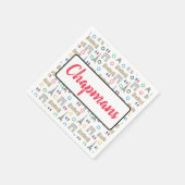 2024 Parijs Frankrijk Spelen Zomer Gepersonaliseer Servet (Hoek)