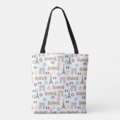 2024 Parijs Frankrijk Spelen Zomer Gepersonaliseer Tote Bag (Achterkant)