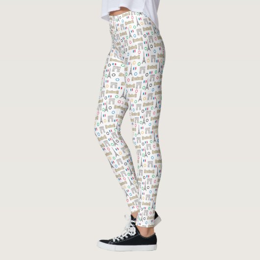 2024 Parijs Frankrijk Spelen Zomer Leggings (Links)