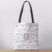 2024 Parijs Frankrijk Spelen Zomer Monogram Tote Bag