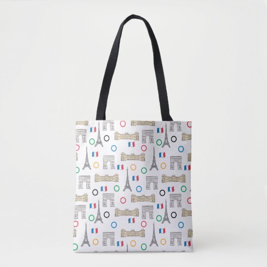 2024 Parijs Frankrijk Spelen Zomer Tote Bag (Voorkant)
