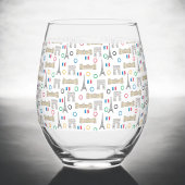 2024 Parijs Frankrijk Spelen Zomer Wijnglas Zonder Voet