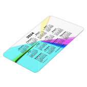 2024 Perspectiefpunt agenda van Janz 4x6 Magnet Magneet (Linkerzijde)