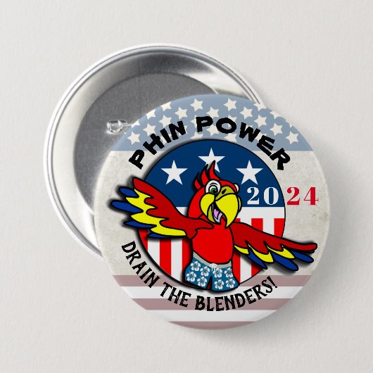 2024 PHin Power Party Button (Voorkant /achterkant)