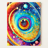 2024 PLANNER EENVOUDIG KLEURRIJK STERRENSTELSEL ON (Achterkant)