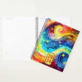 2024 PLANNER ELEGANT ABSTRACT BUITENRUIMTE ONTWERP (Display)