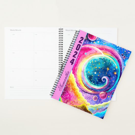 2024 PLANNER SCHATTIGE MODERN RUIMTEONTWERP (Display)