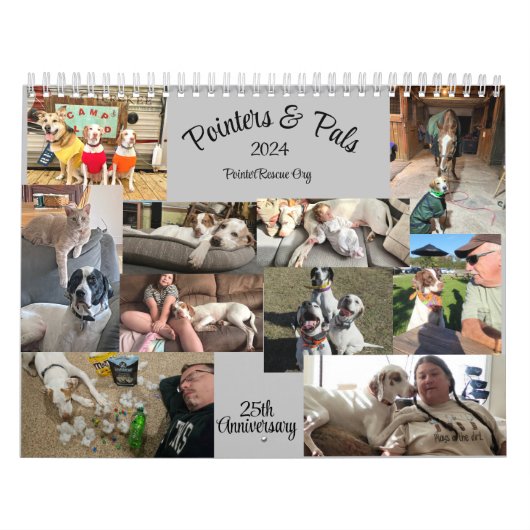 2024 Pointers & Pals Calendar PRO 25e Jubileum Kalender (Hoes)