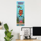 2024 Poster - Scuba Cat - Buellton.Art (Thuiskantoor)