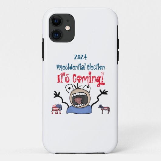 2024 Presidentiële verkiezingen, het komt eraan! Case-Mate iPhone Case (Achterkant)
