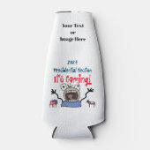 2024 Presidentiële verkiezingen, het komt eraan! Flesjeskoeler (Voorkant)