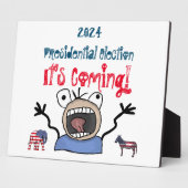 2024 Presidentiële verkiezingen, het komt eraan! Fotoplaat (Zijkant)