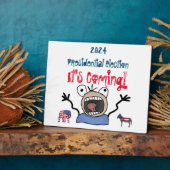2024 Presidentiële verkiezingen, het komt eraan! Fotoplaat (Zijkant)