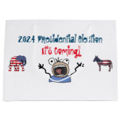 2024 Presidentiële verkiezingen, het komt eraan! Groot Cadeauzakje (Voorkant)