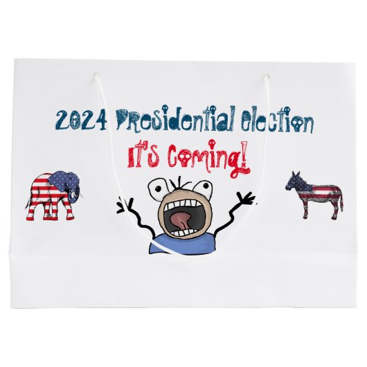 2024 Presidentiële verkiezingen, het komt eraan! Groot Cadeauzakje (Achterkant)
