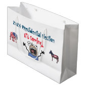 2024 Presidentiële verkiezingen, het komt eraan! Groot Cadeauzakje (Voorkant Gekanteld)