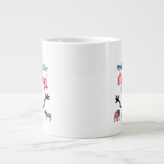 2024 Presidentiële verkiezingen, het komt eraan! Grote Koffiekop (Voorkant)