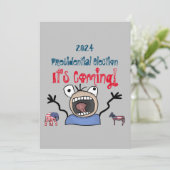 2024 Presidentiële verkiezingen, het komt eraan! Kaart (Staand voorkant)