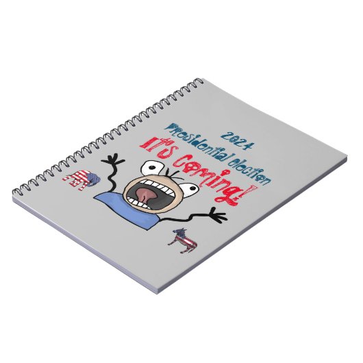 2024 Presidentiële verkiezingen, het komt eraan! Notitieboek (Linkerzijde)