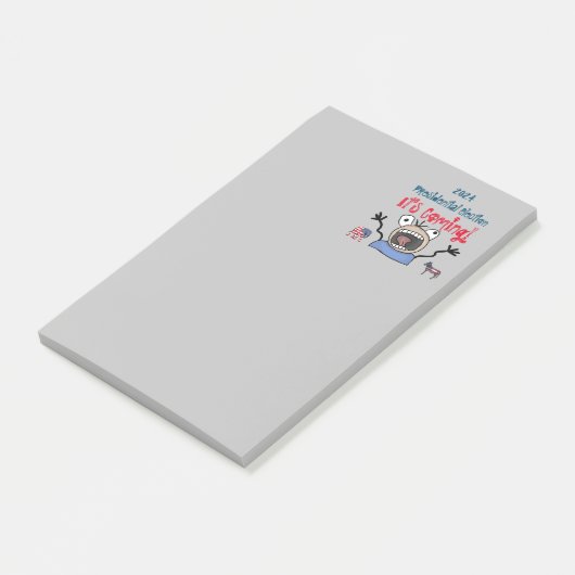 2024 Presidentiële verkiezingen, het komt eraan! Post-it® Notes (Schuin)