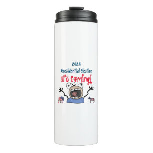 2024 Presidentiële verkiezingen, het komt eraan! Thermosbeker