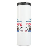 2024 Presidentiële verkiezingen, het komt eraan! Thermosbeker (Achterkant)