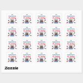 2024 Presidentiële verkiezingen, het komt eraan! Vierkante Sticker (Vel)