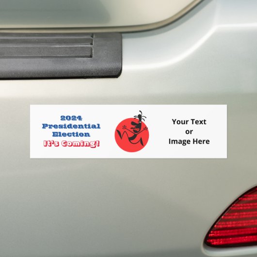 2024 Presidentiële verkiezingen, Running Man Editi Bumpersticker (Op auto)