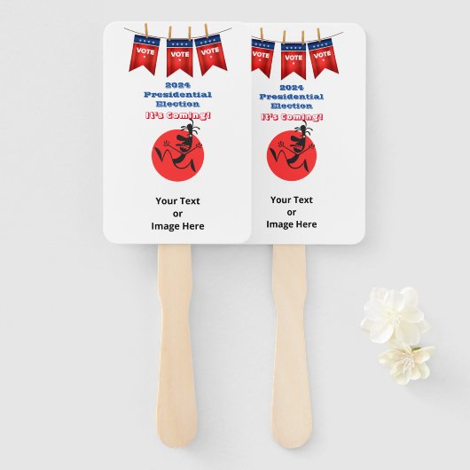 2024 Presidentiële verkiezingen, Running Man Editi Handwaaier (Voorkant en achterkant)