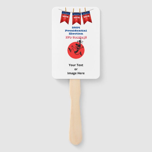 2024 Presidentiële verkiezingen, Running Man Editi Handwaaier (Achterkant)