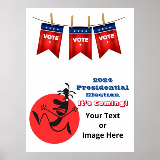 2024 Presidentiële verkiezingen, Running Man Editi Poster (Voorkant)