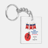 2024 Presidentiële verkiezingen, Running Man Editi Sleutelhanger (Voorkant Links)