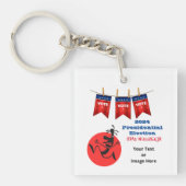 2024 Presidentiële verkiezingen, Running Man Editi Sleutelhanger (Voorkant)