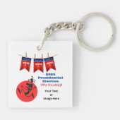 2024 Presidentiële verkiezingen, Running Man Editi Sleutelhanger (Achterkant)