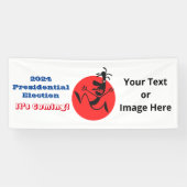 2024 Presidentiële verkiezingen, Running Man Editi Spandoek (Horizontaal)