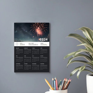 2024 Promotiebedrijf Logo Magnetische Kalender Kaa Magnetische Uitnodiging
