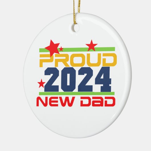 2024 Proud New Dad Ornament (Links)