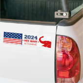 2024 RED WAVE KOMT BUMPERSTICKER (Op Truck)