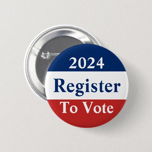 2024 Register voor de Rode Witte en Blauwe Button (Voorkant /achterkant)