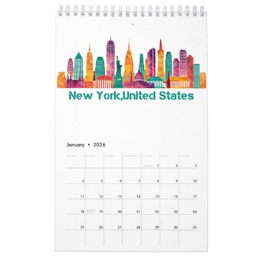 2024 REIZEN WERELDSTEDEN KALENDER (Jan 2026)