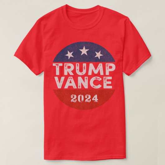 2024: Retro Button verkiezingen T-shirt (Design voorkant)