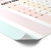 2024 Retro Wandkalender - 18 "x24" Poster (Hoek)