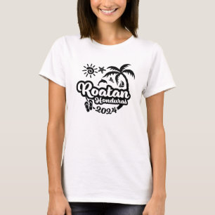 2024 Roatan Honduras Vakantie of Reizen T-shirt