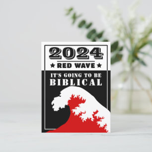 2024 RODE GOLF Het wordt Bijbels Briefkaart