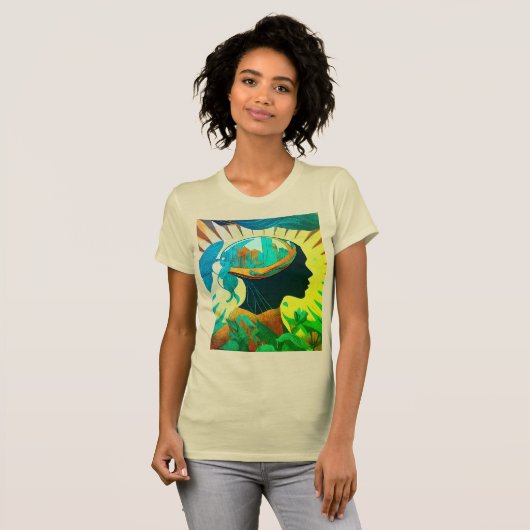 2024-ROK Clone Design Dames T-shirt Denk Hogere Ku (Voorkant volledig)