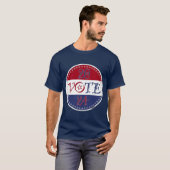 2024 Rood en Blauw STEM Script T-shirt (Voorkant volledig)