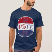 2024 Rood en Blauw STEM Script T-shirt (Voorkant)