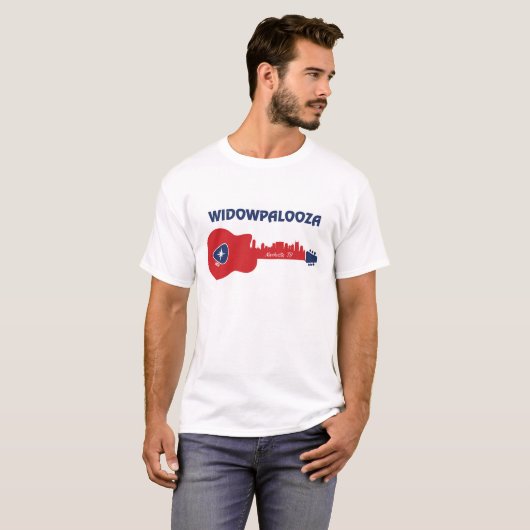 2024 Rood Wit Blauw Widowpalooza T-shirt (Voorkant volledig)